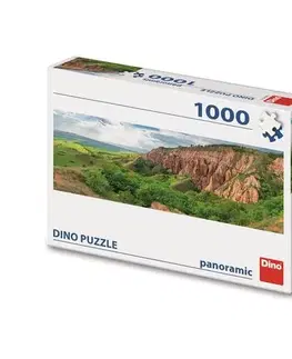 1000 dielikov Dino Toys Puzzle Červená rokla 1000 panoramic Dino