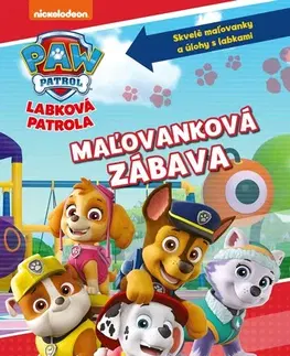 Nalepovačky, vystrihovačky, skladačky Labková patrola: Maľovanková zábava - Kolektív autorov,Kolektív autorov