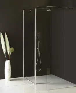 Sprchovacie kúty POLYSAN - MODULAR SHOWER stena na inštaláciu na múr, pre pripojenie otoč.panelu 900 mm MS3A-90