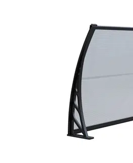 Vchodové prístrešky ArtRoja Panel polykarbonátu | priehľadná 1446 x 389 mm