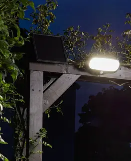 Solárne svetlá so senzorom pohybu SMART GARDEN Solárne nástenné LED svetlo Flood Light + snímač