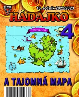 Pre deti a mládež - ostatné Hádajko 4 2023 a tajomná mapa - Jela Mlčochová