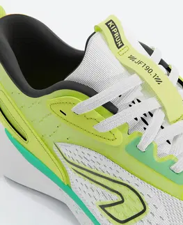 pánske tenisky Pánska bežecká obuv Jogflow 190.1 bielo-žltá