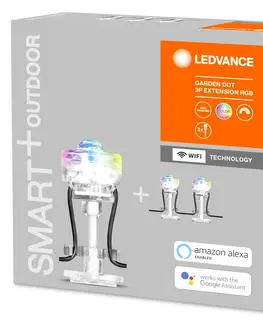 SmartHome vonkajšie dekoratívne svietidlá LEDVANCE SMART+ LEDVANCE SMART+ WiFi Garden Dot 3 ks rozšírenie