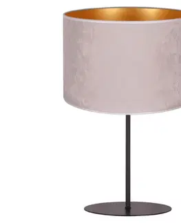 Lampy   - Stolná lampa ROLLER 1xE14/15W/230V šedá/zlatá 