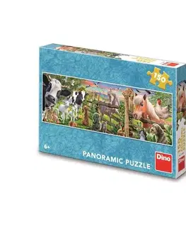 Od 100 dielikov Dino Toys Puzzle Farma 150 panoramic Dino