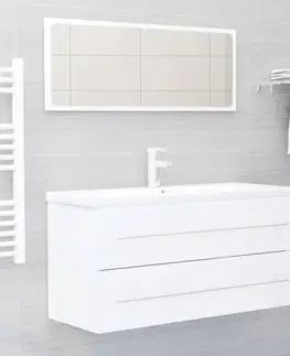 Kúpeľňové skrinky Skrinka pod umývadlo 100 cm Dekorhome Betón