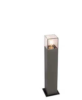 Vonkajsie osvetlenie Inteligentné stojace vonkajšie svietidlo antracitové 50 cm vrátane WiFi P45 - Dánsko