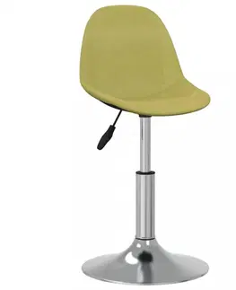 Barové stoličky Barová stolička látka / kov Dekorhome Svetlosivá