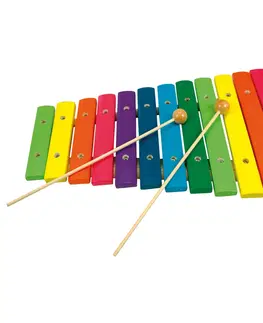 Hudobné nástroje pre deti Bino Xylofón, 12 tónov