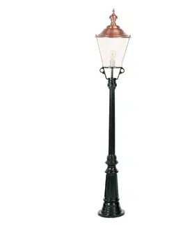 Verejné osvetlenie K.S. Verlichting Stĺpové svietidlo Flores, čierne