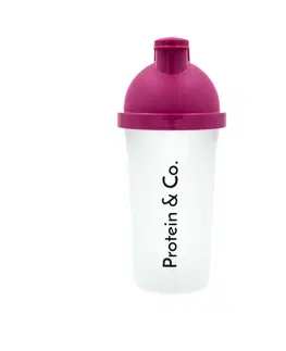 Shakery a fľaše Protein & Co. POP TOP Shaker Farba: Čierná