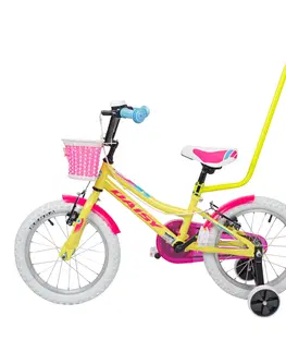 Doplnky na bicykel Vodiaca tlačná tyč na detský bicykel inSPORTline Pushino Black