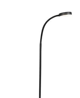 Stojace lampy Moderné stojace svietidlo čierne vrátane LED - Trax