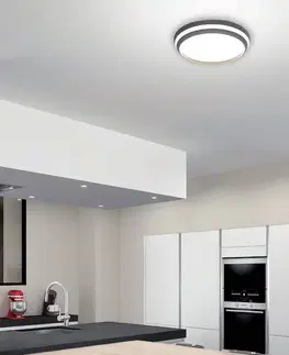 SmartHome stropné svietidlá LUTEC Stropné LED svetlo Cepa, RGBW a CCT, biela Ø 35 cm