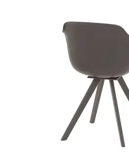 Stoličky Solid jedálenská stolička sivá