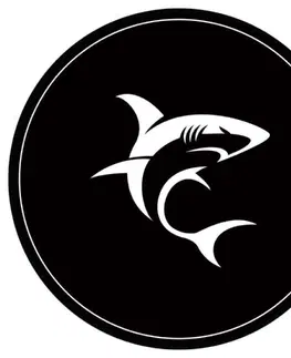 Herné kreslá White Shark PHARAOH podložka pod kreslo, 120 cm, čierno-biela PHARAOH