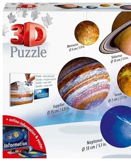 Limitovaná edícia Ravensburger 3D puzzle Planetárna sústava 522 Ravensburger
