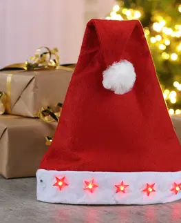 Vianočné dekorácie LED Vianočná čiapka