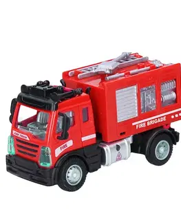 Hračky - RC modely WIKY - Auto hasič s vodným delom RC 13cm
