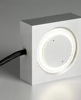 Stolové lampy TECNOLUMEN TECNOLUMEN Square LED lampa čierny napájací kábel