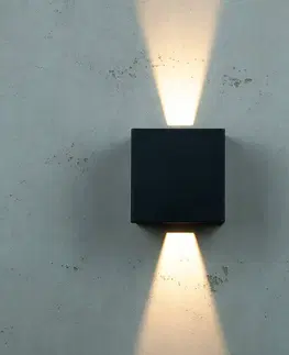 Vonkajšie nástenné svietidlá Dyberg Larsen Dyberg Larsen Venus vonkajšie LED svietidlo