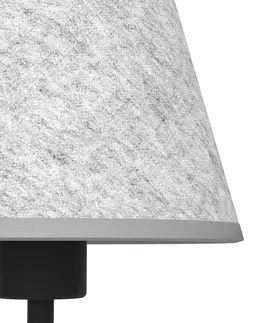 Lampy na nočný stolík EGLO Stolová lampa Alsager s tienidlom na lampu z plsti