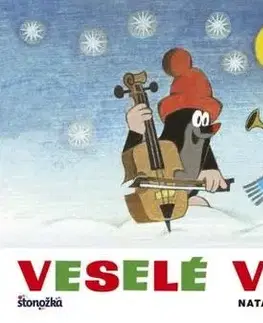 Leporelá, krabičky, puzzle knihy Veselé Vianoce - Zdeněk Miler,Nataša Ďurinová