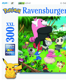 XL dieliky Ravensburger Puzzle Pobláznení Pokémoni 300 XXL Ravensburger