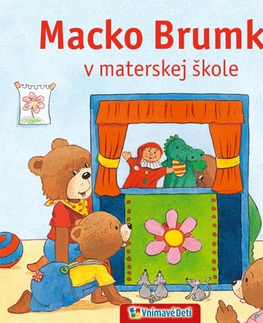 Leporelá, krabičky, puzzle knihy Macko Brumko v materskej škole