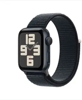 Inteligentné hodinky Apple Watch SE GPS 40mm Midnight Aluminium Case with Midnight Sport Loop MRE03QCA