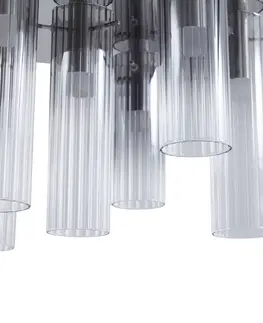 Stropné svietidlá Lucande Lucande Korvitha stropné LED svetlo sklo, 7-pl.