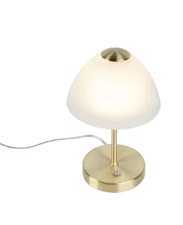 Stolove lampy Dizajnová stolná lampa zlatá stmievateľná vrátane LED - Joya