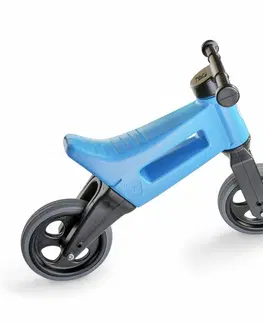 Detské vozítka a príslušenstvo Teddies FUNNY WHEELS Rider Sport modré 2v1 28/30cm