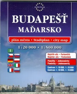 Do auta Budapešť + Maďarsko 1:20 000/1:500 000 Automapa