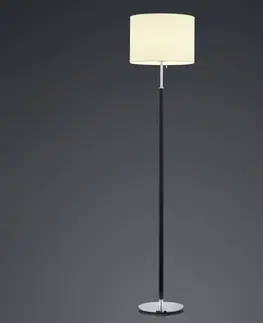 Stojacie lampy HELL Stojacia lampa Pull, textilné tienidlo, 161 cm