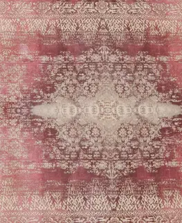 Koberce a koberčeky KONDELA Veldar koberec 80x150 cm vínovočervená