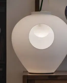 Stolové lampy Foscarini Foscarini Madre sklenená stolová LED so stmievačom