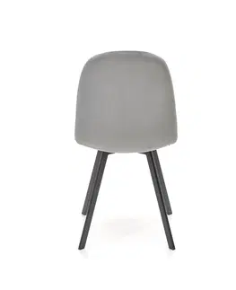 Jedálenské stoličky HALMAR K462 jedálenská stolička sivá / čierna