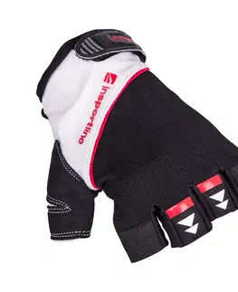 Fitness rukavice Fitness rukavice inSPORTline Harjot čierno-biela - XXL