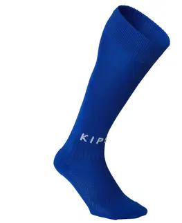 ponožky Detské futbalové štulpne F100 modré