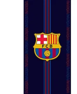 Doplnky do spálne Carbotex Futbalová osuška FC Barcelona Racing, 70 x 140 cm