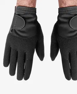rukavice Pánske zimné golfové rukavice CW pár čierne