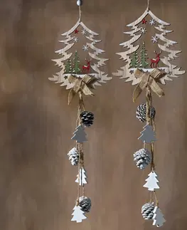 Drobné dekorácie a doplnky Závesná dekorácia "Vianočný stromček"
