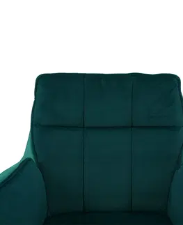 Stoličky Jedálenská stolička, smaragdová Velvet látka/látka, CHIMENA