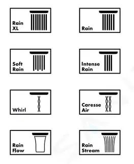 Sprchy a sprchové panely HANSGROHE - Rainmaker Select Hlavová sprcha 460, 2 prúdy, sprchové rameno 460 mm, čierna/chróm 24005600
