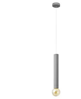 Svietidlá  LED Luster na lanku TUBA 1xGU10/20W/230V šedá 