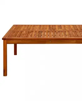 Záhradné stoly Záhradný konferenčný stolík akácie Dekorhome 45x45x36 cm
