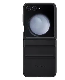 Puzdrá na mobilné telefóny Puzdro Eco-Leather Cover pre Samsung Galaxy Z Flip5, black EF-VF731PBEGWW