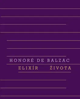 Romantická beletria Elixír života - Honoré de Balzac